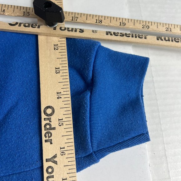 VTG Y2K NFL St Louis Rams Kurt Warner Sweatshirt Extra Large Blue Faded Crewneck - Picture 9 of 14